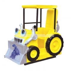 Noqi Bulldozer Fiberglass Kiddy Ride Kiddie Ride Fun