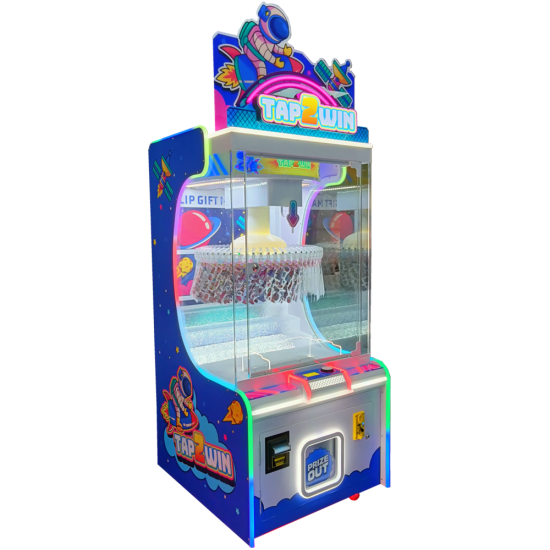 Tap 2 Win 60 Clip Space Theme Clip Prize Coin-Operated Game Machine Clamp Vending Arcade machine